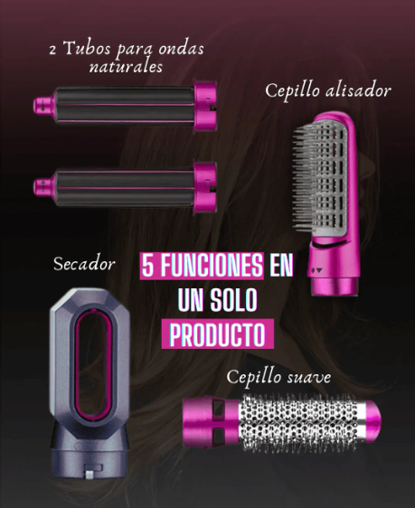 Cepillo Secador pro 5 en 1